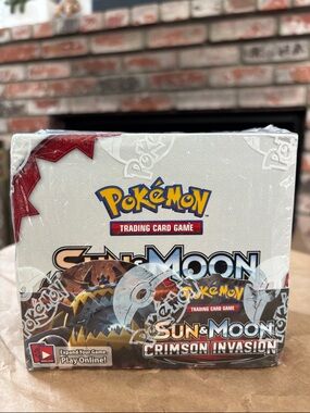 Pokemon TCG Sun and Moon Crimson Invasion Booster Box sealed